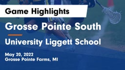 Grosse Pointe South  vs University Liggett School Game Highlights - May 20, 2022