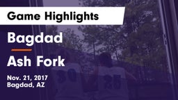 Bagdad  vs Ash Fork Game Highlights - Nov. 21, 2017