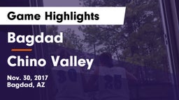 Bagdad  vs Chino Valley  Game Highlights - Nov. 30, 2017