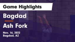 Bagdad  vs Ash Fork Game Highlights - Nov. 16, 2022