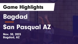 Bagdad  vs San Pasqual  AZ Game Highlights - Nov. 30, 2023