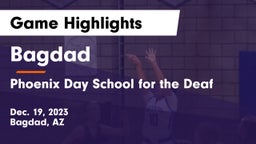 Bagdad  vs Phoenix Day School for the Deaf Game Highlights - Dec. 19, 2023