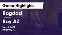 Bagdad  vs Ray  AZ Game Highlights - Jan. 6, 2024