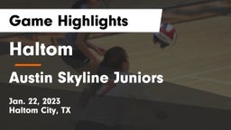 Haltom  vs Austin Skyline Juniors Game Highlights - Jan. 22, 2023