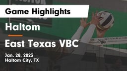 Haltom  vs East Texas VBC Game Highlights - Jan. 28, 2023