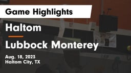 Haltom  vs Lubbock Monterey  Game Highlights - Aug. 18, 2023