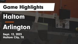 Haltom  vs Arlington  Game Highlights - Sept. 12, 2023