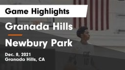 Granada Hills  vs Newbury Park  Game Highlights - Dec. 8, 2021