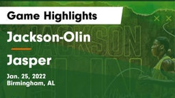 Jackson-Olin  vs Jasper  Game Highlights - Jan. 25, 2022