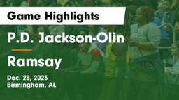 P.D. Jackson-Olin  vs Ramsay  Game Highlights - Dec. 28, 2023
