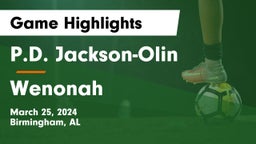 P.D. Jackson-Olin  vs Wenonah  Game Highlights - March 25, 2024