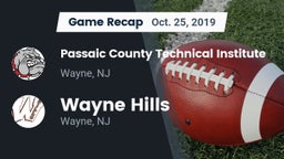 Recap: Passaic County Technical Institute vs. Wayne Hills  2019