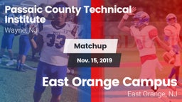Matchup: Passaic County vs. East Orange Campus  2019