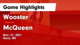 Wooster  vs McQueen  Game Highlights - Nov. 27, 2021