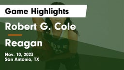 Robert G. Cole  vs Reagan  Game Highlights - Nov. 10, 2023