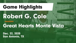 Robert G. Cole  vs Great Hearts Monte Vista  Game Highlights - Dec. 22, 2020