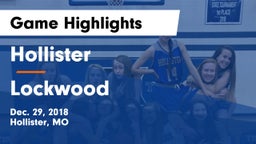 Hollister  vs Lockwood  Game Highlights - Dec. 29, 2018