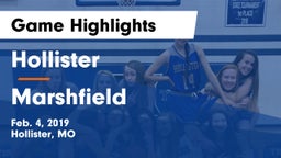 Hollister  vs Marshfield  Game Highlights - Feb. 4, 2019