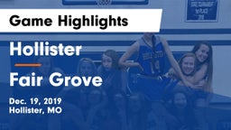Hollister  vs Fair Grove Game Highlights - Dec. 19, 2019