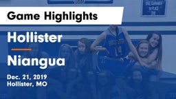 Hollister  vs Niangua Game Highlights - Dec. 21, 2019