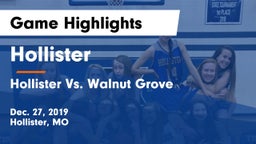 Hollister  vs Hollister Vs. Walnut Grove Game Highlights - Dec. 27, 2019