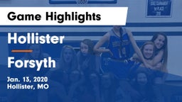 Hollister  vs Forsyth  Game Highlights - Jan. 13, 2020