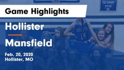 Hollister  vs Mansfield  Game Highlights - Feb. 20, 2020