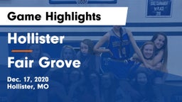 Hollister  vs Fair Grove  Game Highlights - Dec. 17, 2020
