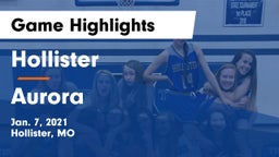 Hollister  vs Aurora  Game Highlights - Jan. 7, 2021