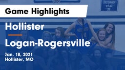 Hollister  vs Logan-Rogersville  Game Highlights - Jan. 18, 2021