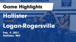 Hollister  vs Logan-Rogersville  Game Highlights - Feb. 9, 2021