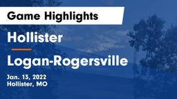 Hollister  vs Logan-Rogersville  Game Highlights - Jan. 13, 2022