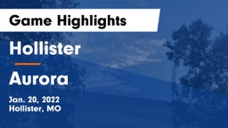 Hollister  vs Aurora  Game Highlights - Jan. 20, 2022