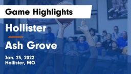 Hollister  vs Ash Grove  Game Highlights - Jan. 25, 2022