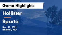 Hollister  vs Sparta  Game Highlights - Dec. 28, 2021