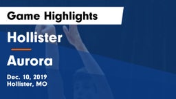 Hollister  vs Aurora  Game Highlights - Dec. 10, 2019