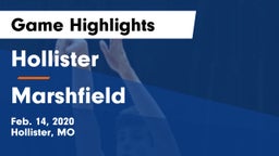 Hollister  vs Marshfield Game Highlights - Feb. 14, 2020