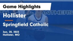 Hollister  vs Springfield Catholic  Game Highlights - Jan. 20, 2023