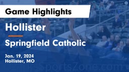 Hollister  vs Springfield Catholic  Game Highlights - Jan. 19, 2024