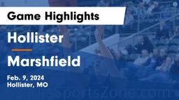 Hollister  vs Marshfield  Game Highlights - Feb. 9, 2024