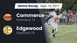 Recap: Commerce  vs. Edgewood  2017