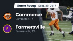 Recap: Commerce  vs. Farmersville  2017