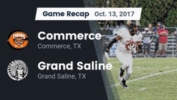 Recap: Commerce  vs. Grand Saline  2017