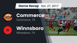 Recap: Commerce  vs. Winnsboro  2017