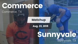 Matchup: Commerce  vs. Sunnyvale  2018