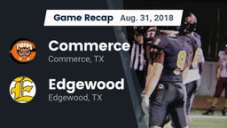 Recap: Commerce  vs. Edgewood  2018