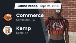 Recap: Commerce  vs. Kemp  2018