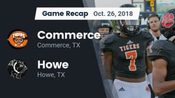 Recap: Commerce  vs. Howe  2018