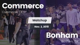 Matchup: Commerce  vs. Bonham  2018