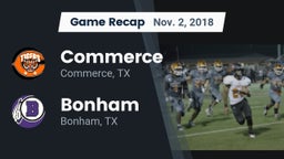 Recap: Commerce  vs. Bonham  2018